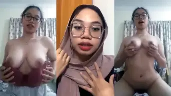 Tiktokers Ukhti Kacamata Hijab Tersebar Video by FapHouse