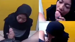 TKW Hijab Sepong Kontol Gede Video by Indo18