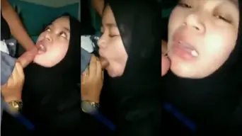 Hijabers Ketagihan Peju Sepong Teros Beb Video by Eporner