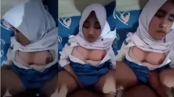 POV Ngentot Pelajar SM4 Hijab Toge Video by HQporner
