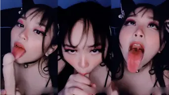 POV Ambiyah Kuping Kucing BJ Dildo Video by IXXX POV Ambiyah Kuping Kucing BJ Dildo Video by IXXX