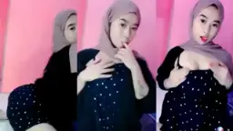 Host Hijabers Remas Buah Dada Video by BOKEPSIN