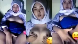 Jilbab Chindo Cantik Daun Masih Muda Berhijab Colmek Squirt Video by TubeV